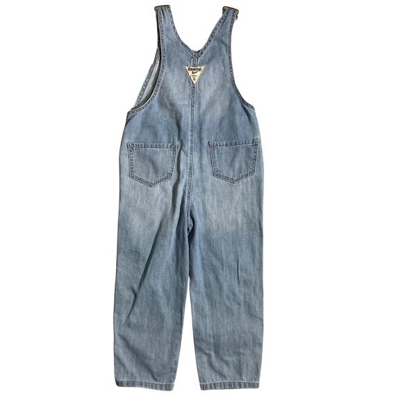 OshKosh B’gosh Denim Overalls Child Size 4T – Light Wash, Vintage, 100% Cotton - Picture 2 of 8